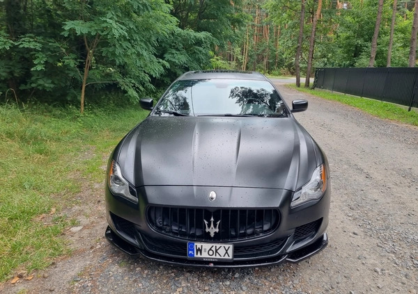Maserati Quattroporte cena 170000 przebieg: 105264, rok produkcji 2015 z Warszawa małe 497